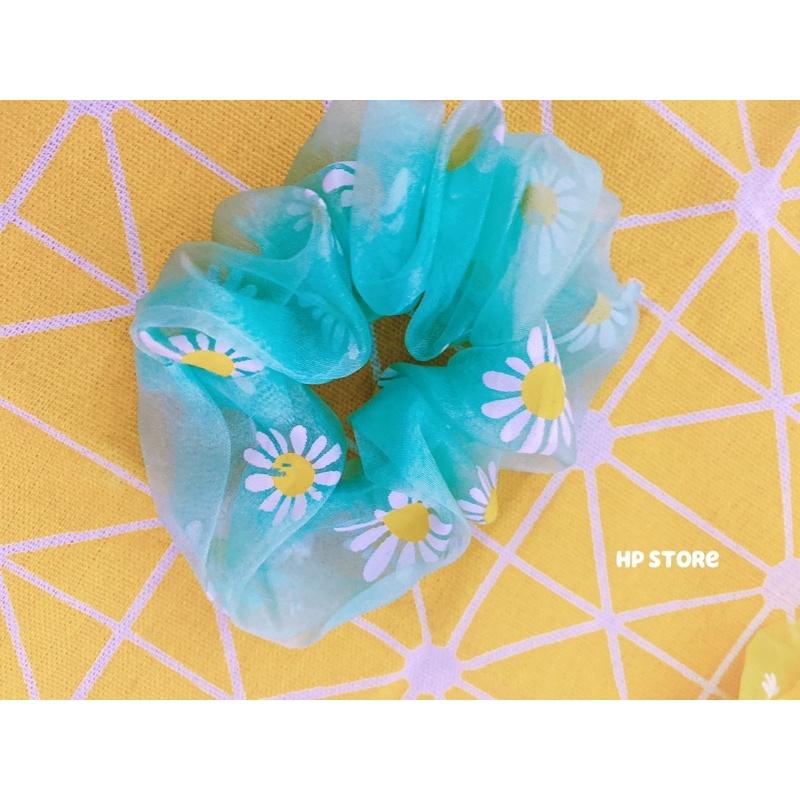 Cột Tóc Hoa Cúc Daisy Vải Voan