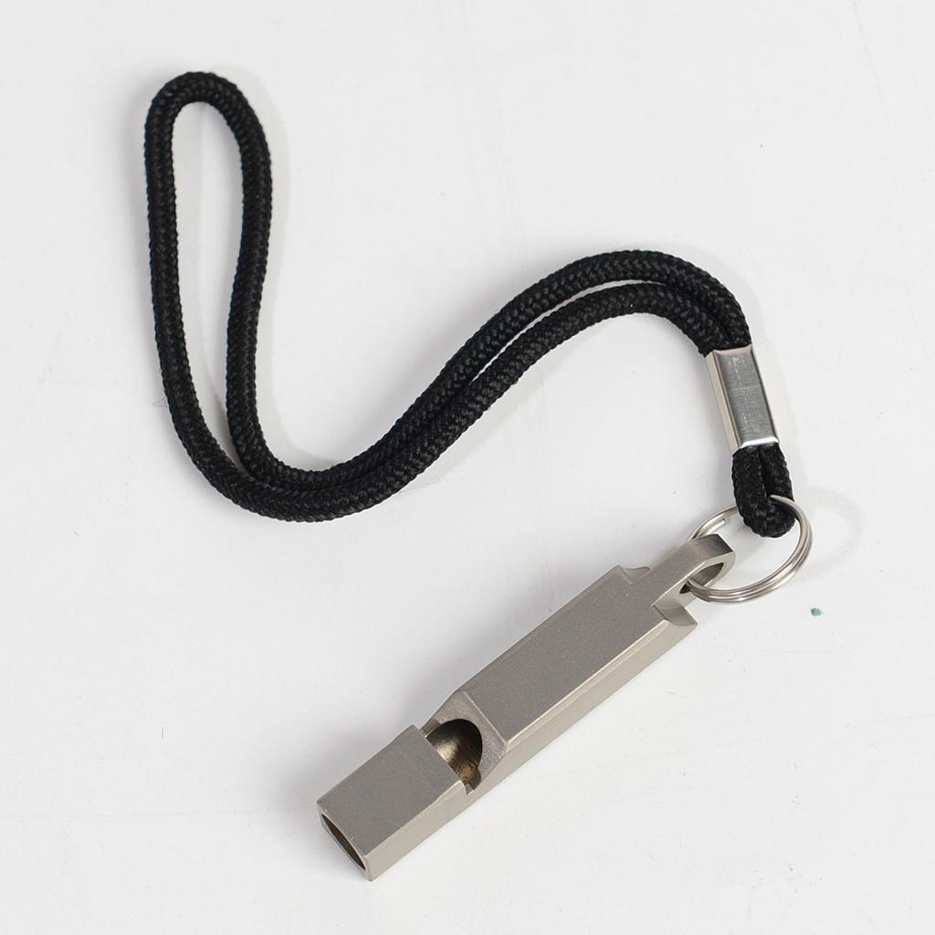 High Pitch Emergency Survival Whistle, Outdoor Keychain Whistle Single Tube Whistle for Rescue Survival