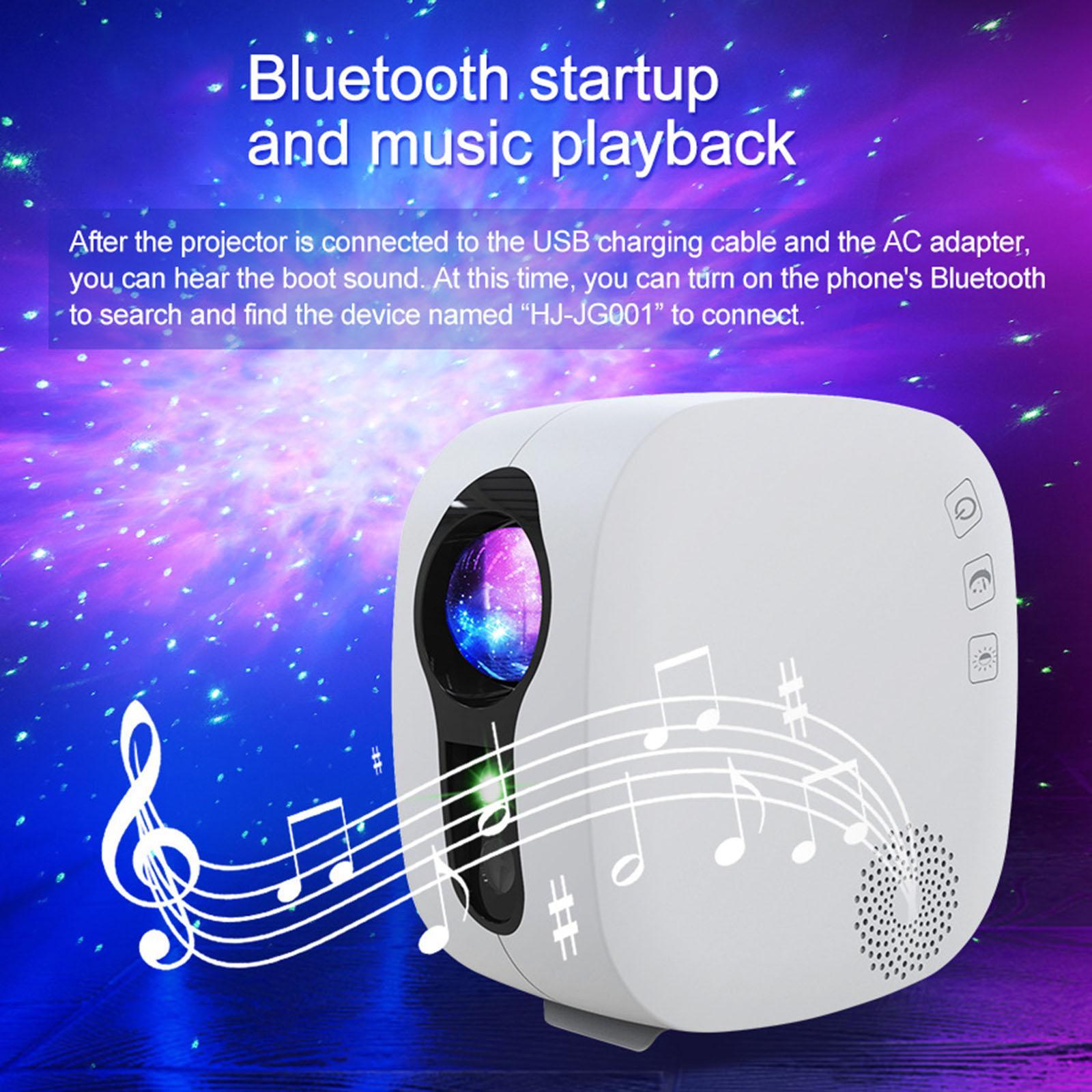 Projector Starry Night Light Star Sky Ocean Projection Lamp Speaker