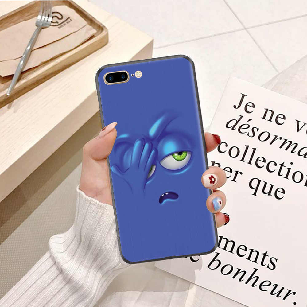 Ốp lưng điện thoại iPhone 7 Plus viền silicon dẻo TPU hình Emoji - Đa Cảm Xúc - Hàng chính hãng