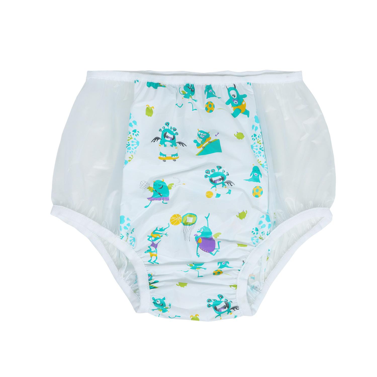 2021ABDL Miếng Tã Quần Quái Vật Xanh Tã Nhựa Pvc Có Thể Tái Sử Dụng Cho Bé Onesize Nhựa Bikini Quần DDLG Trưởng Thành Bebe Mới Quần Lót Tã