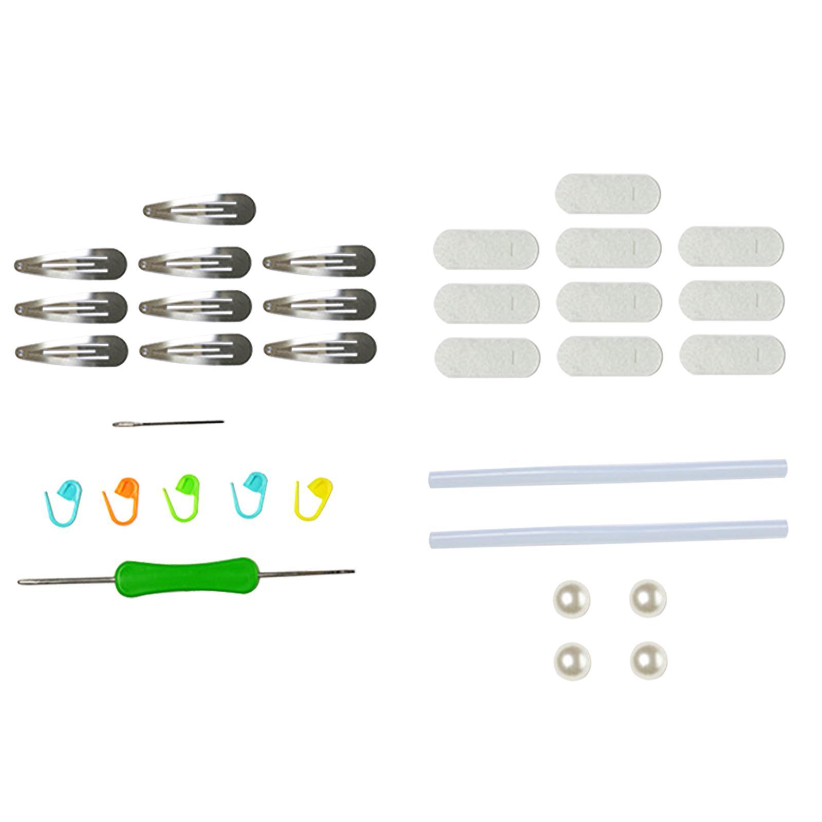 Doll Crochet Kit for Beginners Classic Starter Crochet Hair Cilps Kit for Adults
