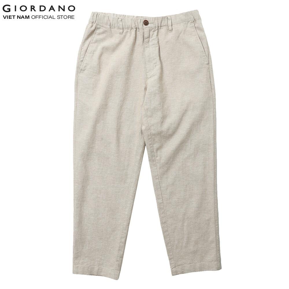 Quần Lửng Linen Nam Giordano 01121202