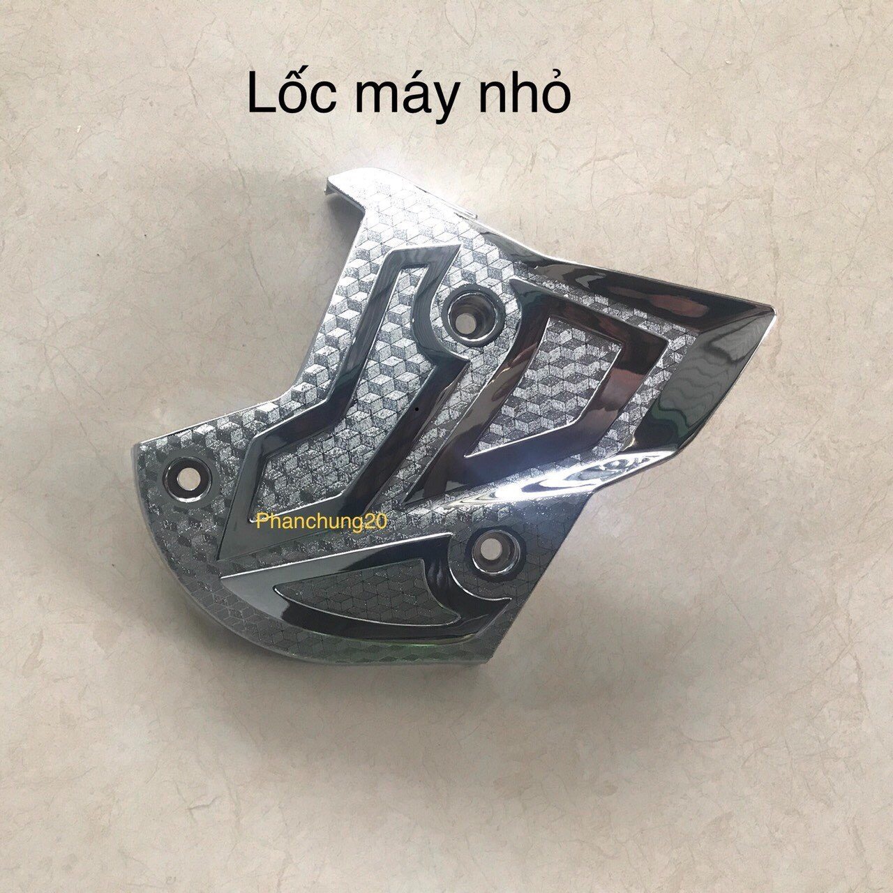 BỘ ỐP LỐC MÁY LỚN NHỎ DÙNG CHO ĐỜI XE VARIO 160cc - VARIO 2022 2023 CROM