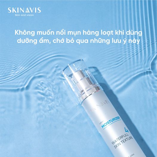 Lotion Skinavis Moisturizer - Lotion đặc biệt cho da dầu mụn - Cấp ẩm mà vẫn thoáng da