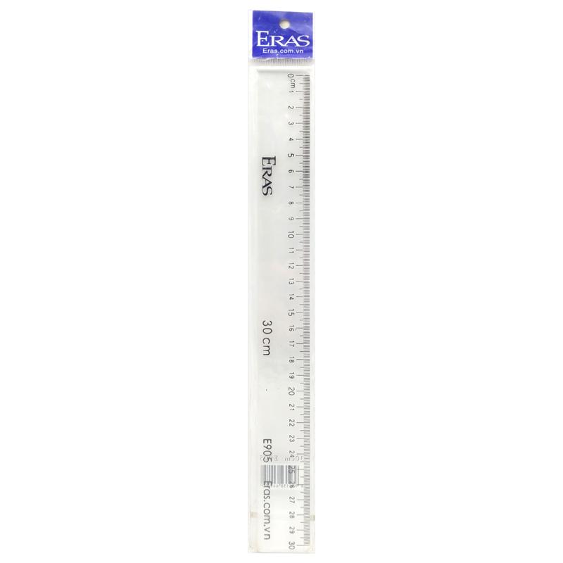 Bộ 5 Thước Kẻ Trắng 30 cm - Eras E905