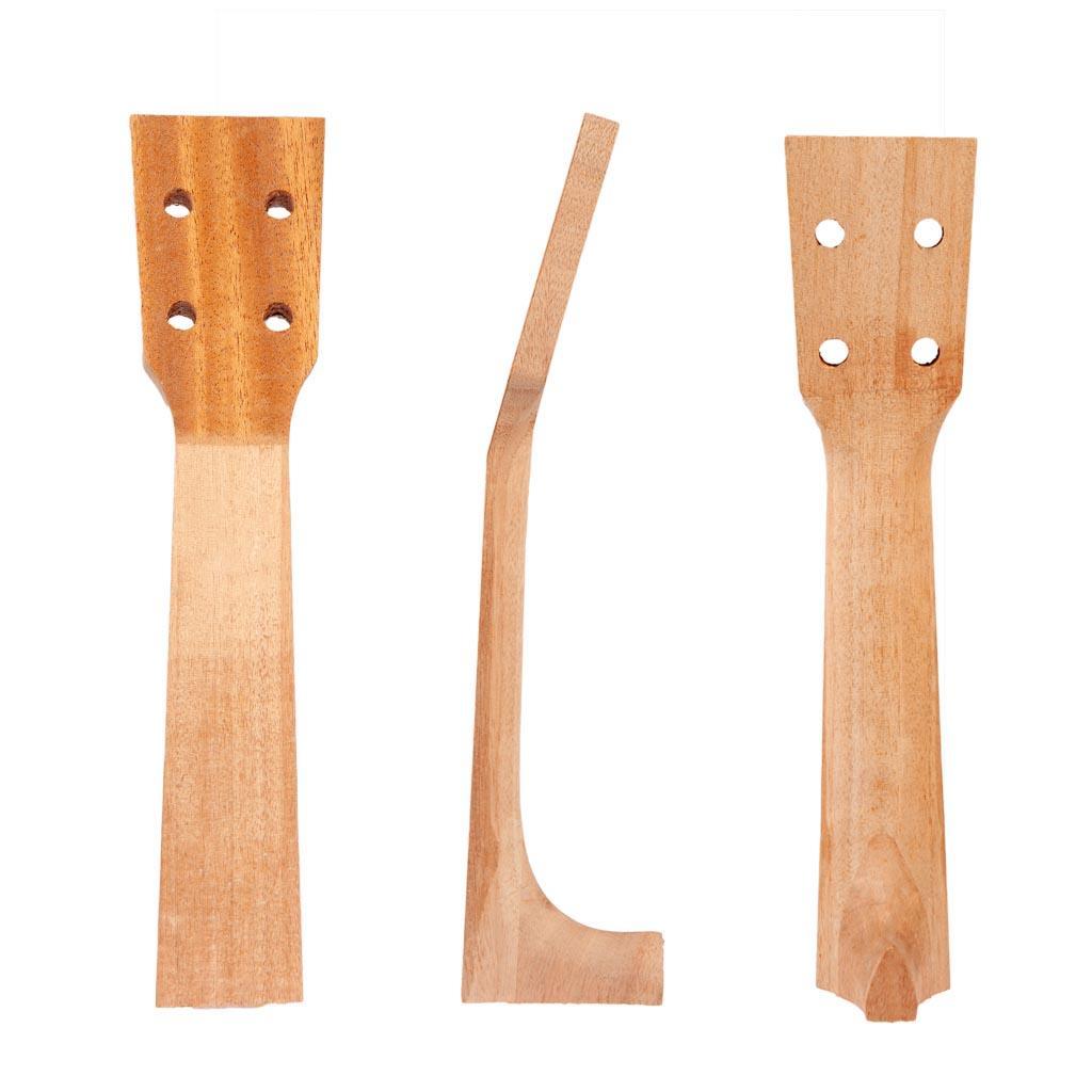 DIY Ukulele Neck Unfinished for 21inch Soprano Ukulele Hawaii Guitar Parts