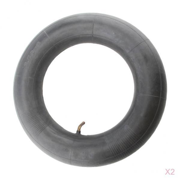 2pcs 3.50"X8" 3.50-8 3.5-8 3.50/8 BLACK RUBBER TYRE INNER TUBE BENT VALVE STEM