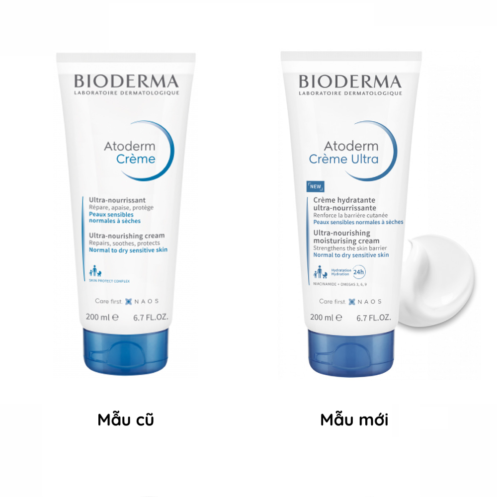 Kem Dưỡng Da BIODERMA ATODERM Cream 200ml - 028067B