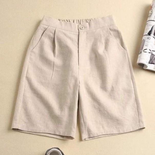 {giá sỉ.} Quần short Đũi Xước Hàn 1 khuy chất đẹp