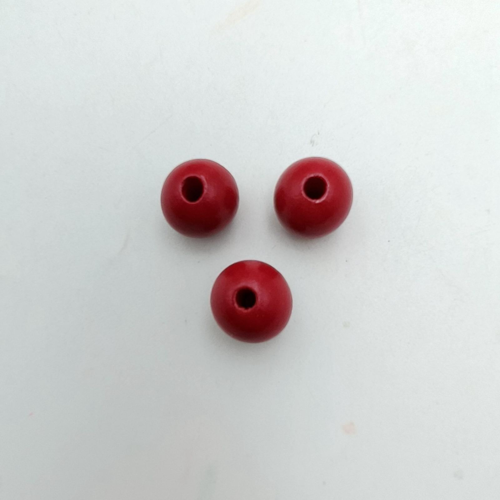 Wood Beads Unfinished Round Colorful Spacer Beads Wooden Beads for Crafts DIY Halloween