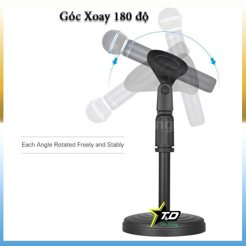 Chân mic để bàn hay giá đỡ mic dòng 1 mic - chân micro dùng tốt cho các mic như C7 C11 C16