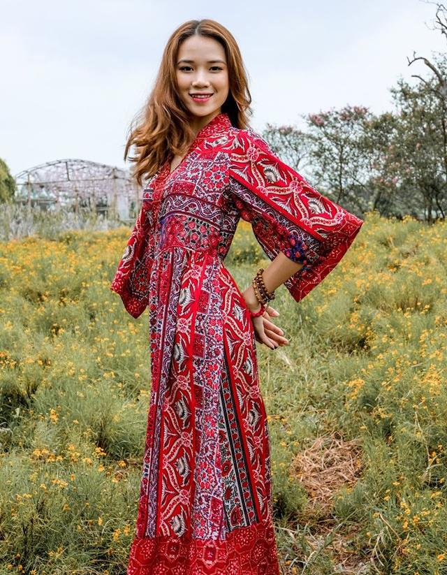 Mayoree dress - Váy đỏ Nhật Bản