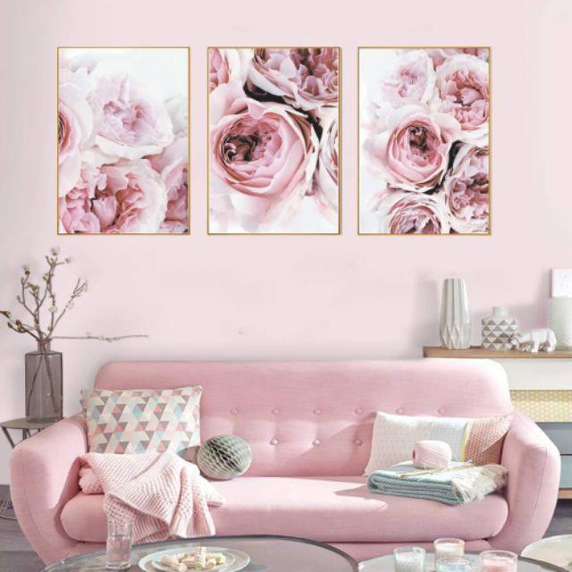 BỘ 3 TRANH TREO TƯỜNG PHONG CÁCH BẮC ÂU, IN TRÊN VẢI CANVAS CHẤT LƯỢNG CAO