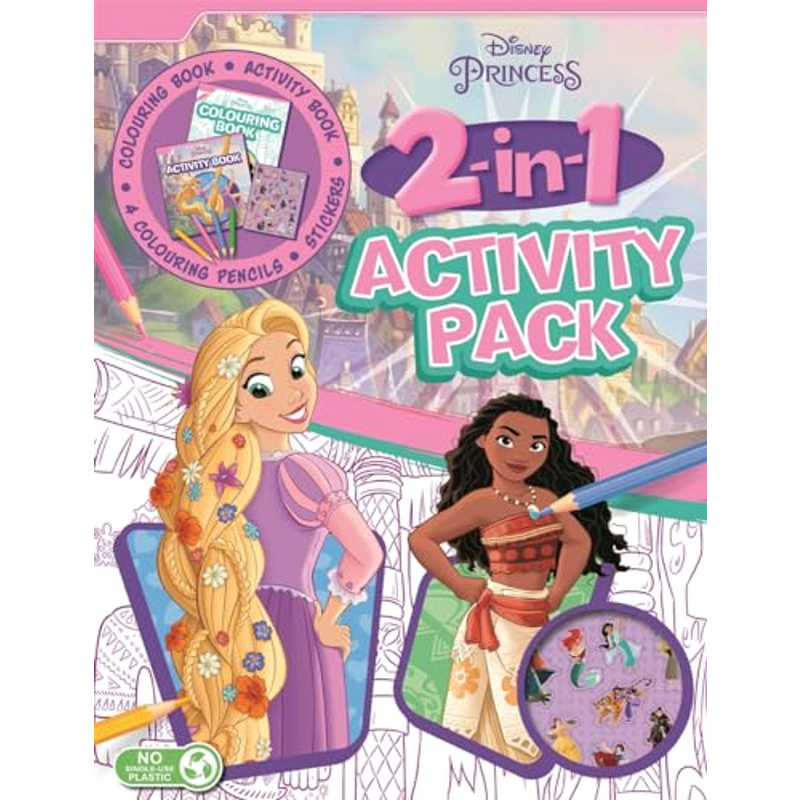 Sách Disney Princess: 2-In-1 Activity Pack