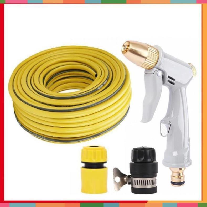 Bộ dây và vòi xịt rửa xe tưới cây tăng áp 15M 206846