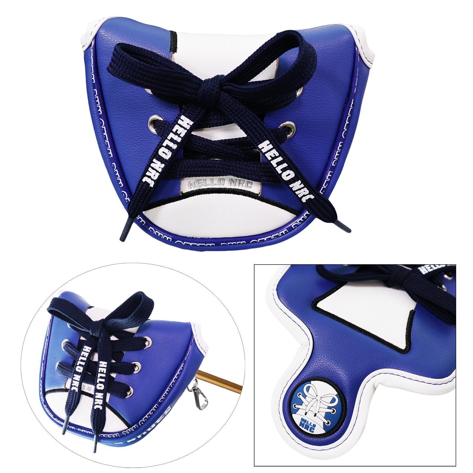 2 Pieces Golf Mallet Putter Head Cover