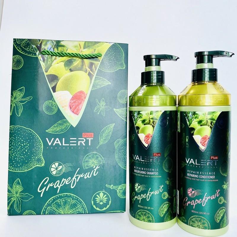 COMBO CẶP DẦU GỘI DẦU XẢ BƯỞI GRAPEFRUIT 850ML TẶNG 01 XỊT DƯỠNG 220ML