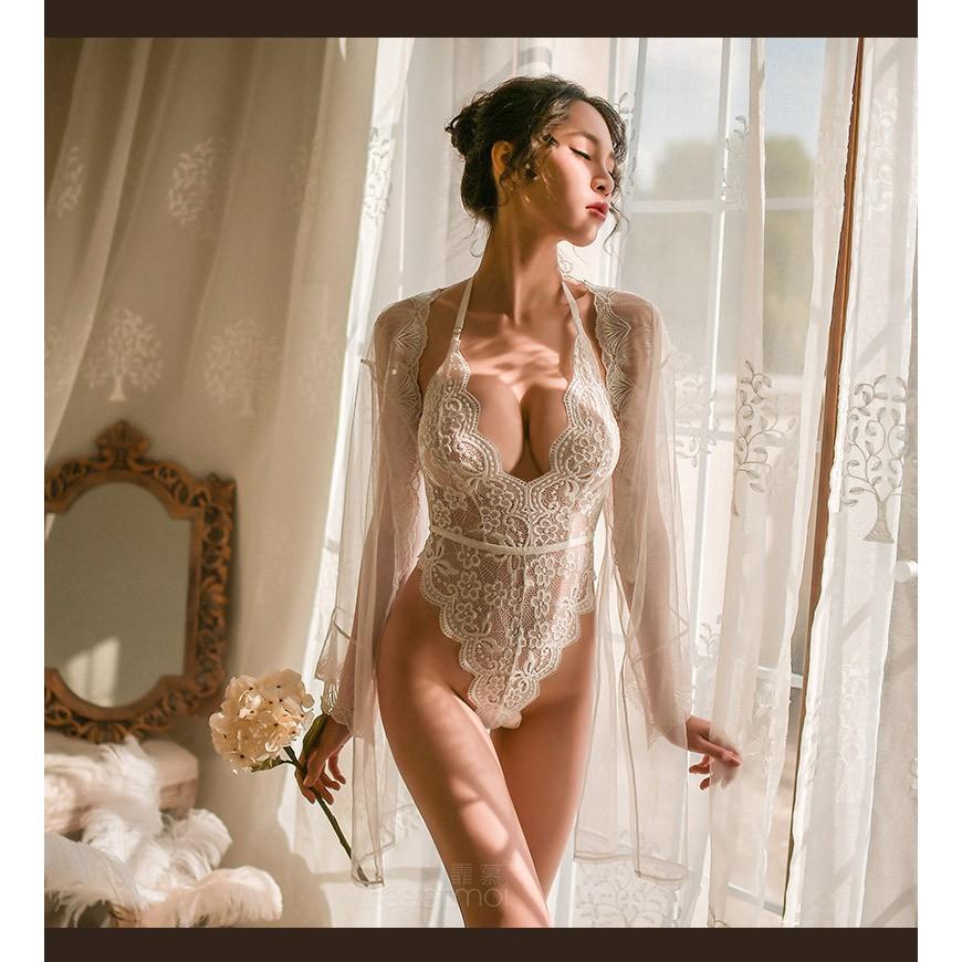 Váy Ngủ Body Ren Gợi Cảm Quyến Rũ - Chất liệu ren mềm mại co giãn thoải mái