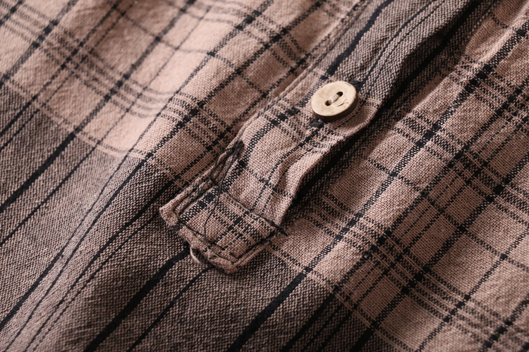 Áo đũi trung niên thiết kế tay bồng cổ tàu chất đũi mềm mát-Thời Trang thương hiệu chính hãng ARCTIC HUNTER AH122