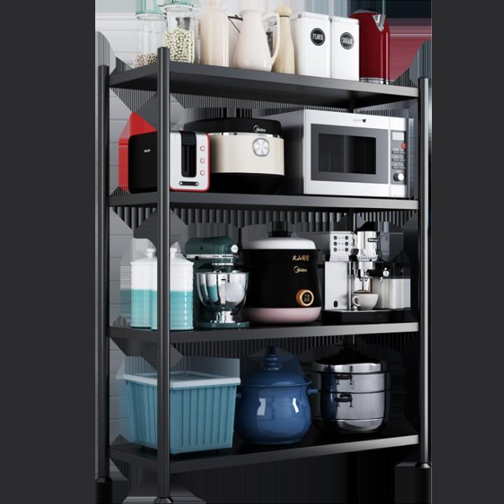 Kệ đa năng để lò vi sóng thép đen cao cấp 60x40x120,Kệ Để Lò Vi Sóng INOX 304 Sơn Tĩnh Điện Đen Đa Năng Nhà Bếp siêu bền