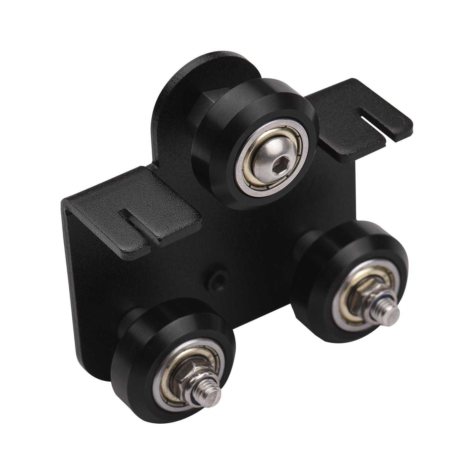 3D Extruder Back Support Plate with Pulley 3D Printer Parts Accessory Extruding Backplate for 3D Printers
