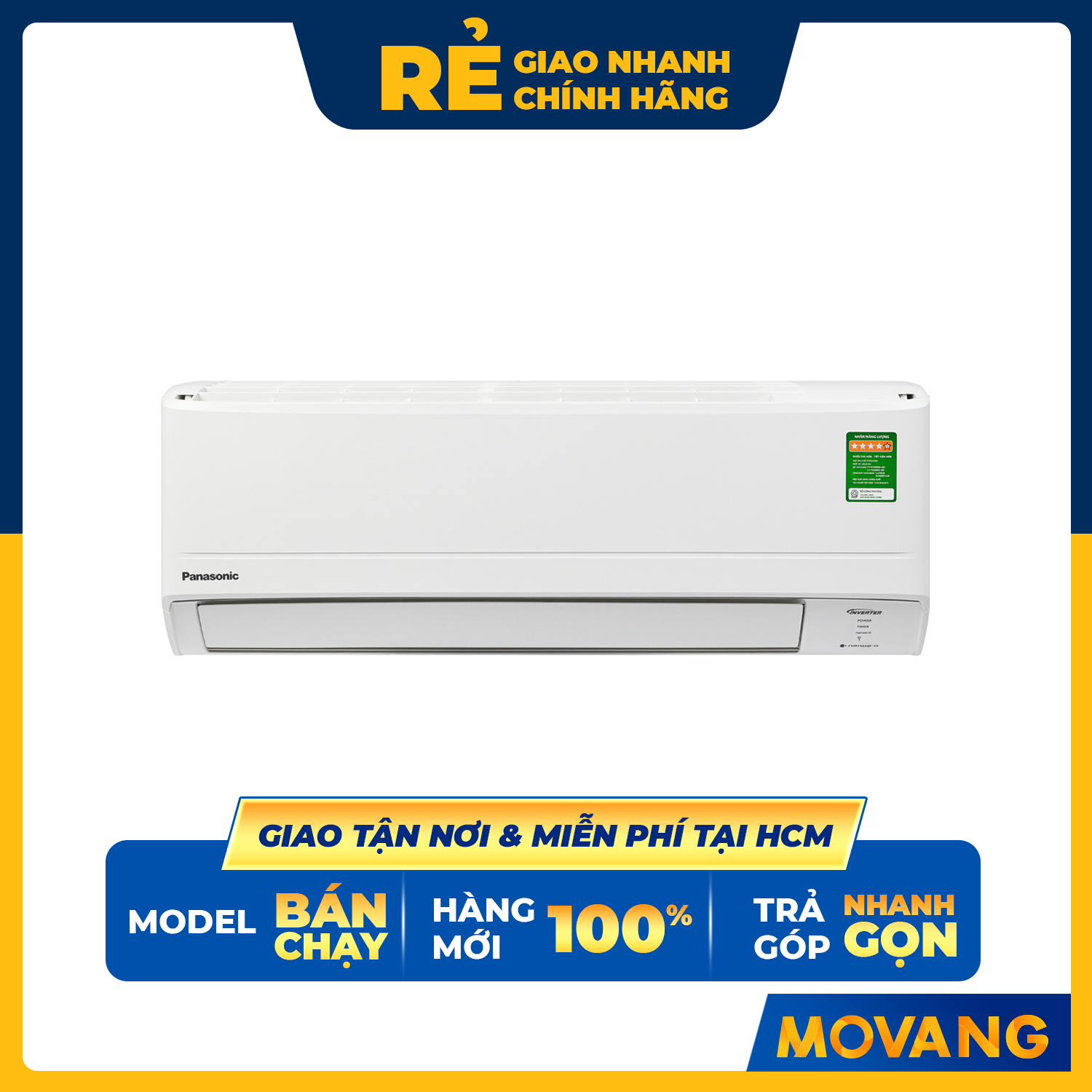 Máy lạnh Panasonic Wifi Inverter 2 HP CU/CS-WPU18WKH-8M - Hàng Chính Hãng