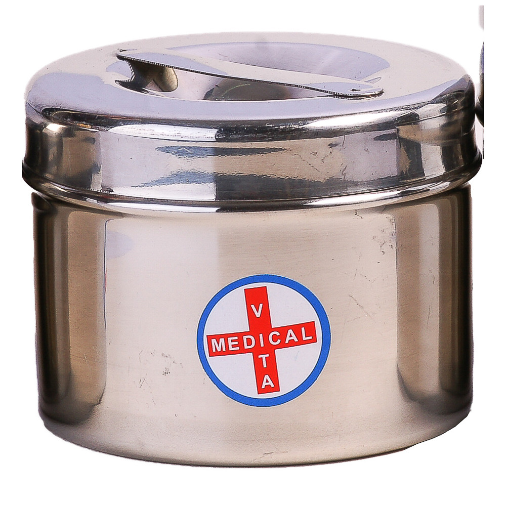 Hộp gòn inox Vita đúc ɸ 8.5cm x 7.0