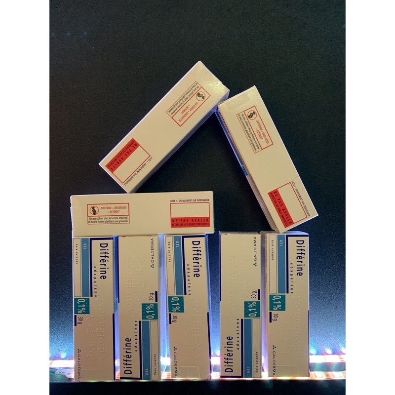 Kem hỗ trợ giảm mụn Differin Cream 0.1% Adapalene tuýp 30 gram