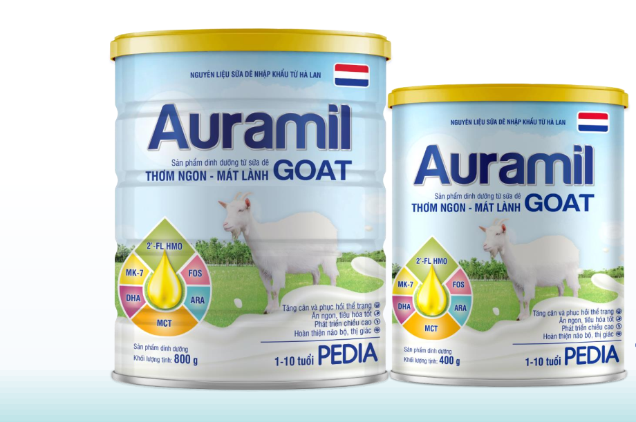 Sữa Auramil Goat Pedia 900GR 