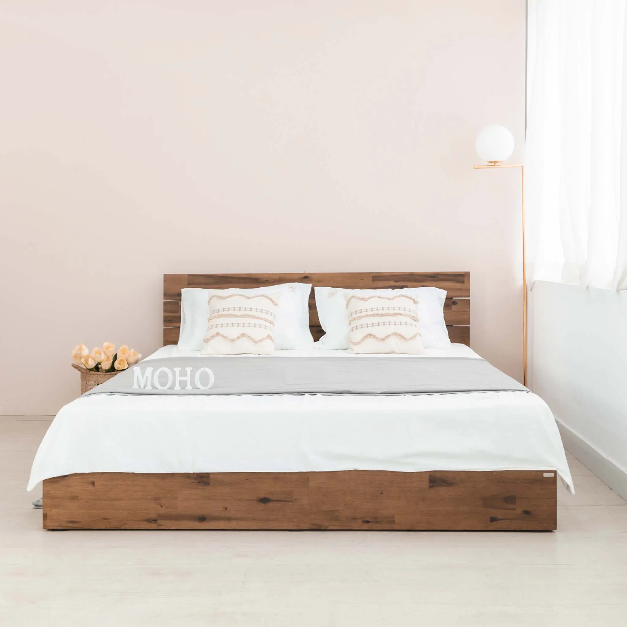 Giường Ngủ Gỗ Tràm MOHO MALAGA 302