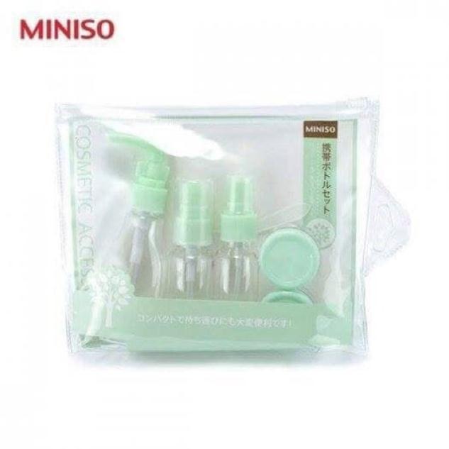 BỘ CHIẾT MỸ PHẨM DU LỊCH 7 MÓN NHỎ GỌN