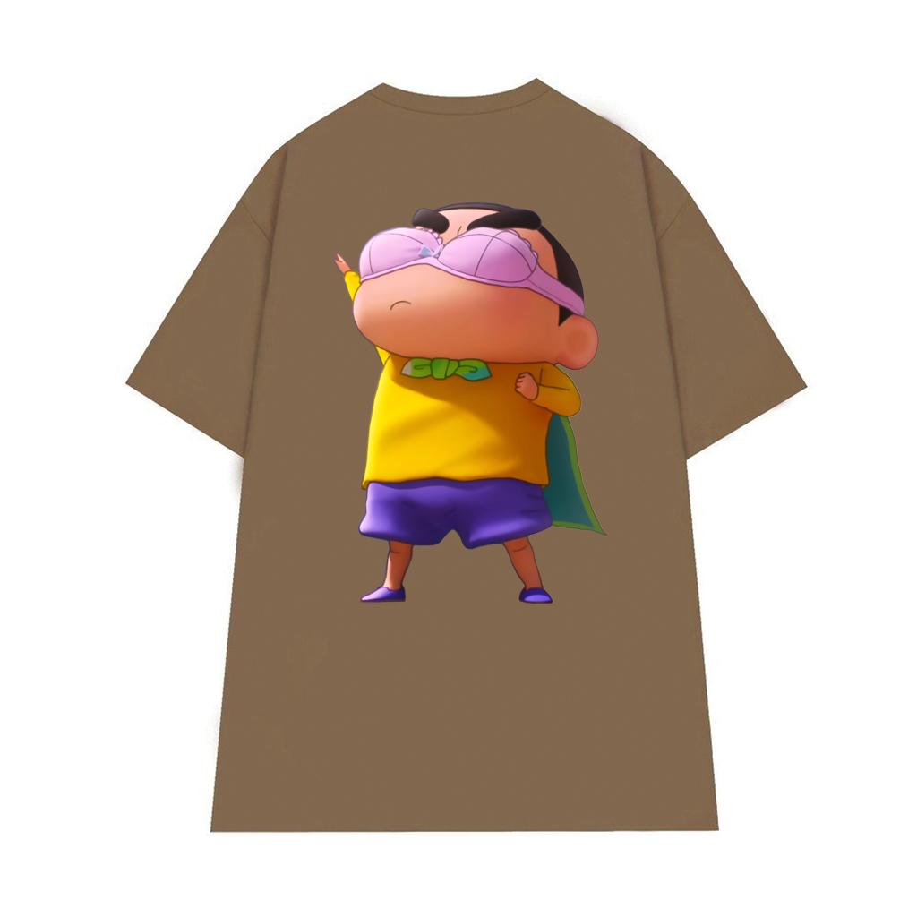 Cao cấp - Áo thun oversize bé Shin Siêu Năng Lực cậu bé bút chì hài hước Shin Chan BND329