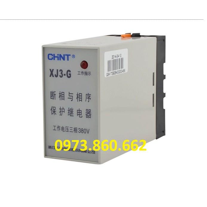 Bảo vệ mất pha động cơ CHINT XJ3-G Chính hãng - Bảo vệ mất pha, bảo vệ đảo thứ tự pha