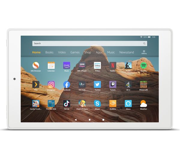 Máy đọc sách Fire HD 10 2019 (9th) - 32GB, màn hình 10 inch 1080 FullHD - Hàng nhập khẩu