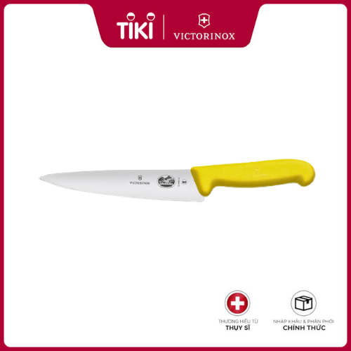 Dao bếp Victorinox Carving Knives (Professional Fibrox yellow handle) 5.2008.25 – Hãng phân phối chính thức