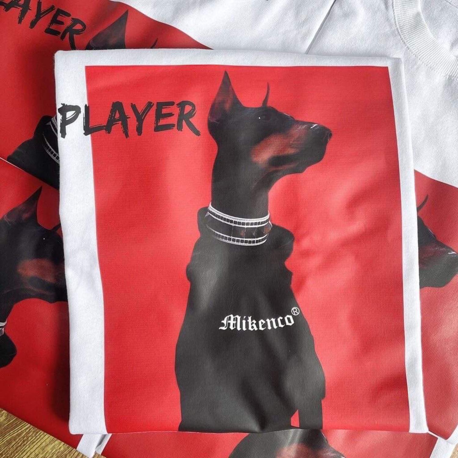 Áo thun nam nữ Chó Player , áo phông unisex form rộng chất cotton mát mịn thấm hút mồ hôi