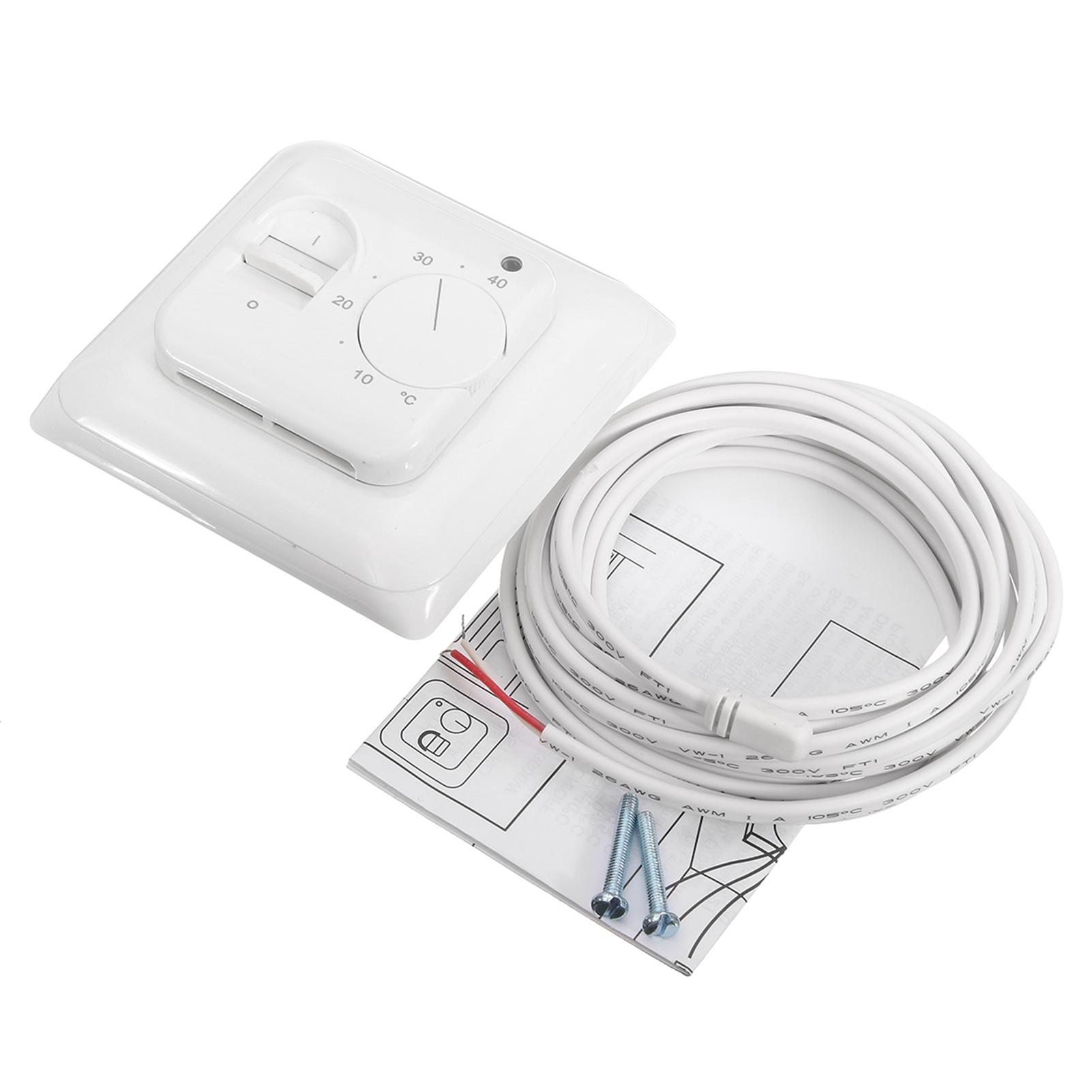 Công tắc điều khiển nhiệt độ sưởi ấm bằng cơ khí 230V 16A