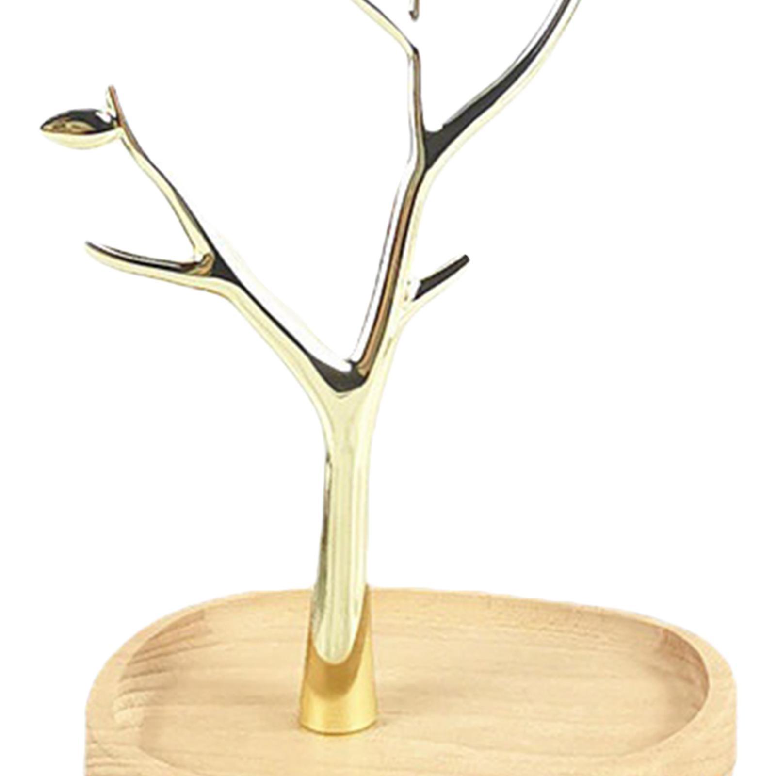 Tree Shape Jewelry Tray Earring Watch Display Holder Stand Stable Base for Woman