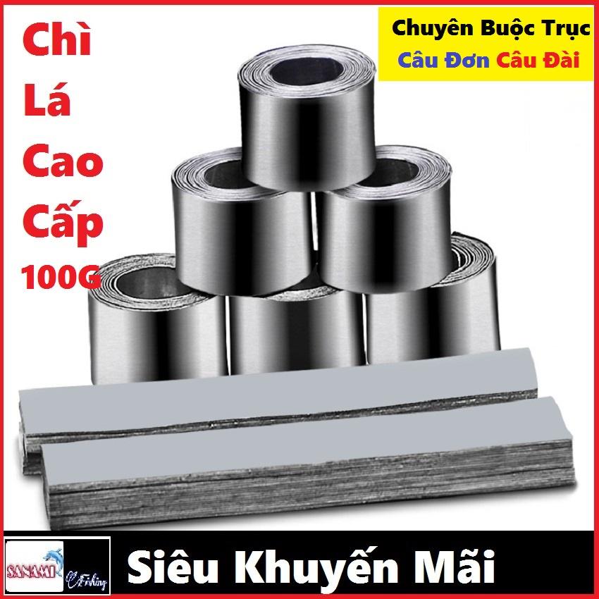 Cuộn Chì Lá 100g Chuyên Câu Buộc TRục Câu Đơn, Câu Đài,...-  hàng chuẩn, giá siêu hạt rẻ tri ân khách hàng