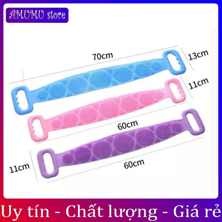 Dây Chà Lưng 2 mặt Bằng Silicone