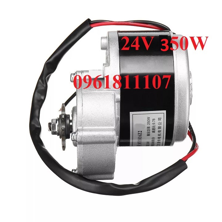 Kit chuyển xe đạp điên motor giảm tốc 24v 250w