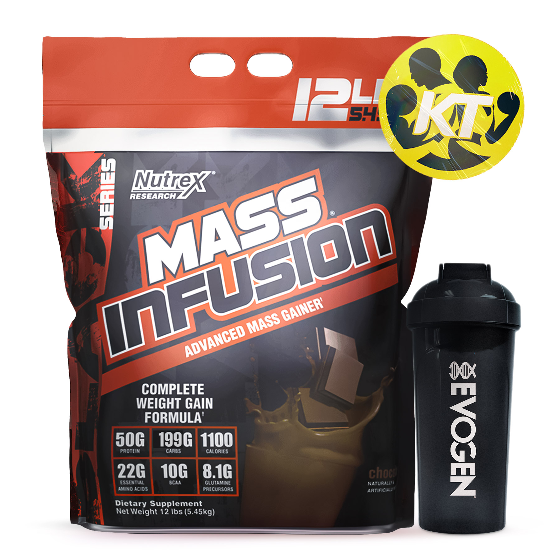 Combo Sữa Tăng cân Tăng cơ Mass Infusion từ Nutrex + Quà tặng