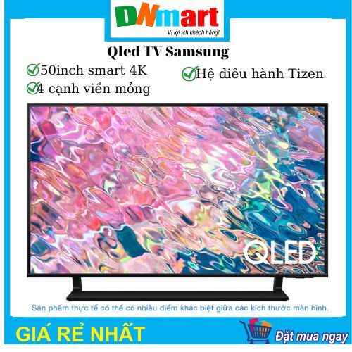 Tivi Samsung Qled QA50Q60B 50inch smart 4K, Hàng chính hãng , CHỉ giao tại Hà nội