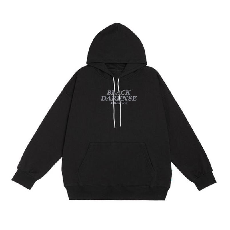 Áo mũ Hoodie Unisex MonsterX BLACK DARK form rộng 5 màu nỉ bông cặp đôi nam nữ Oversize Ulzzang thu đông