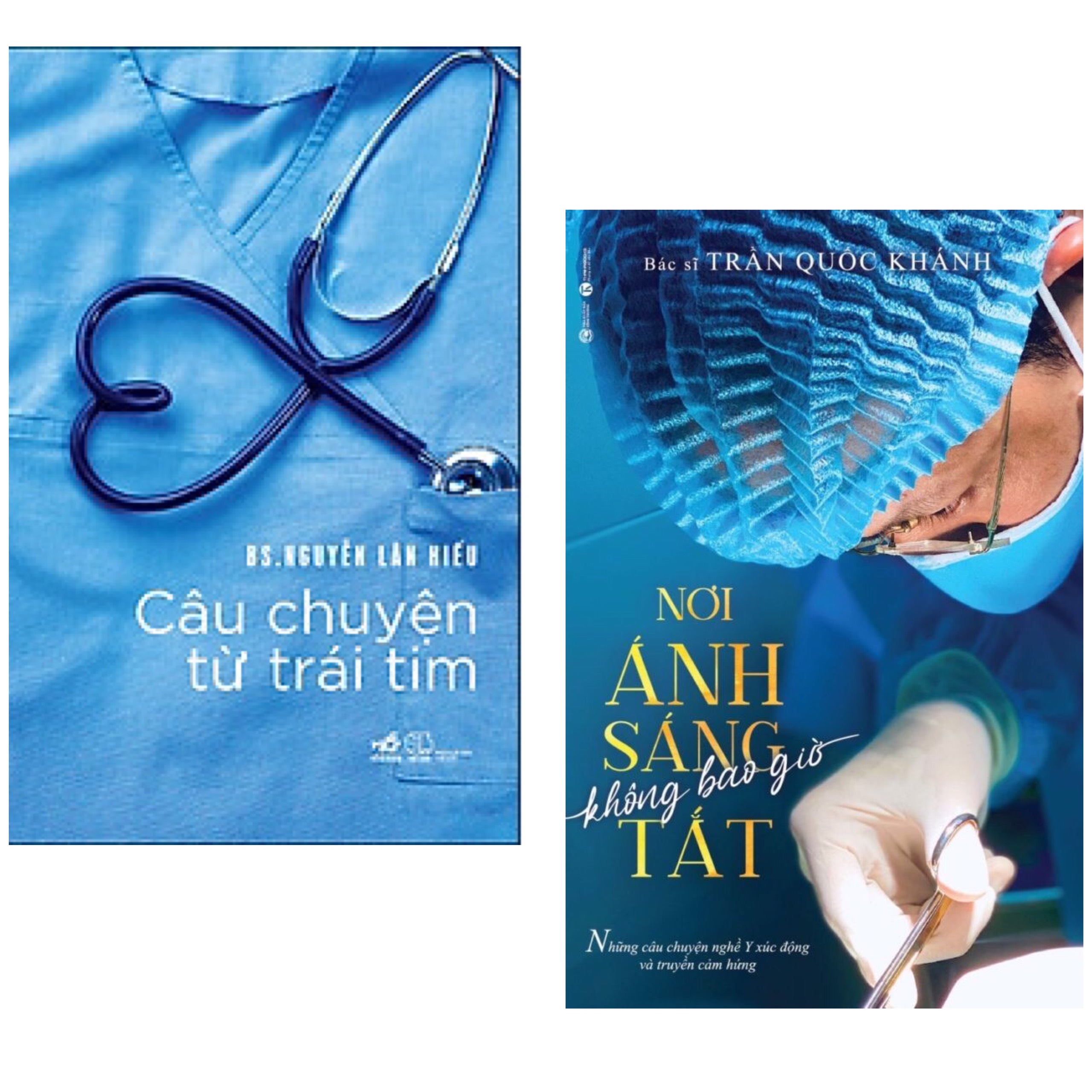 Combo 2 cuốn : Câu Chuyện Từ Trái Tim + Nơi Ánh Sáng Không Bao Giờ Tắt (Tặng kèm Bookmark Happy Life )