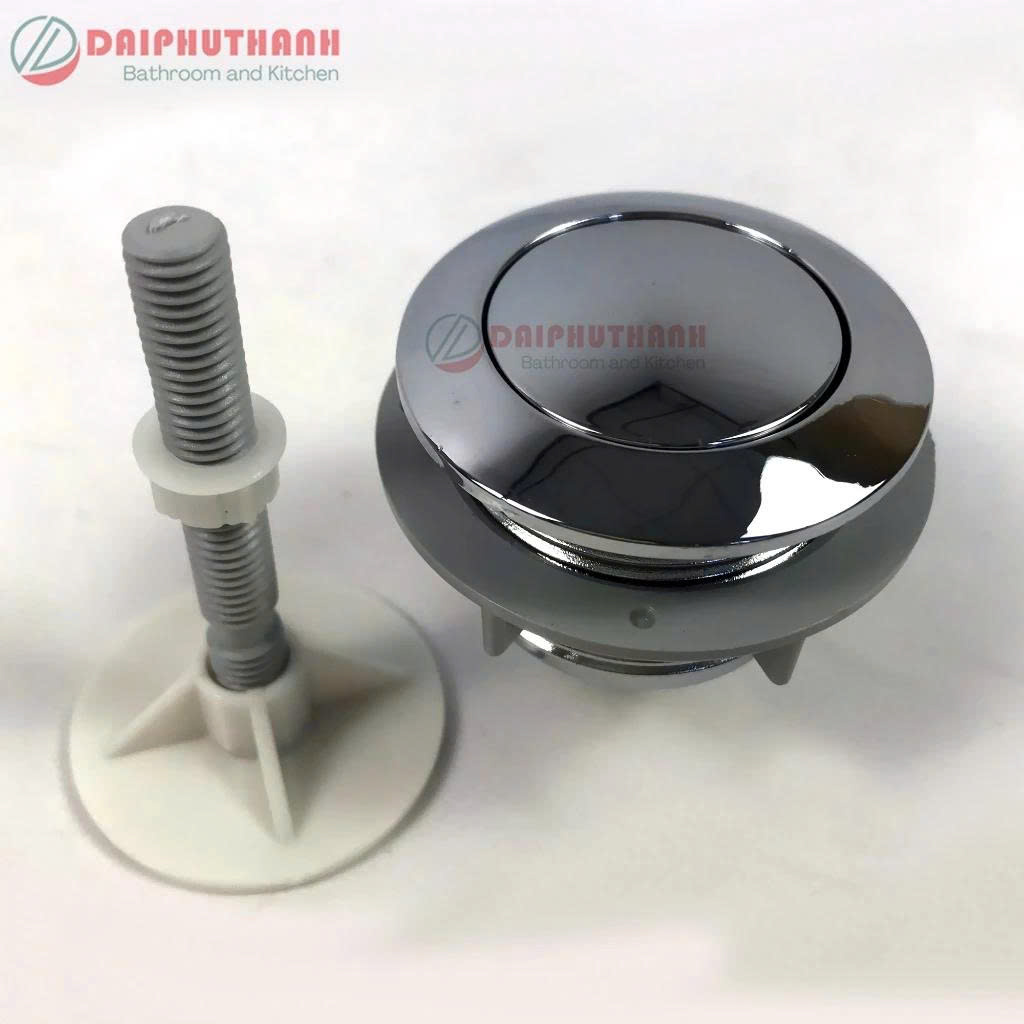Phụ kiện Lắp Đặt Thay Thế Bồn Cầu - Ron (gioăng) cao su chống hôi, nút nhấn xả nước bồn cầu