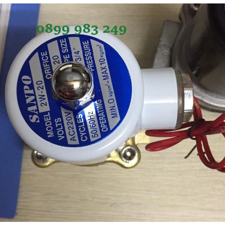 Van điện từ Sanpo Hàn Quốc thường đóng DN15-DN50