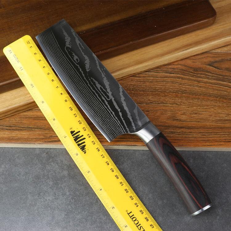 DAO - DAO BẾP NHẬT BẢN USUBA THÉP DAMASCUS MÃ GDT125 nt topcomshop vn