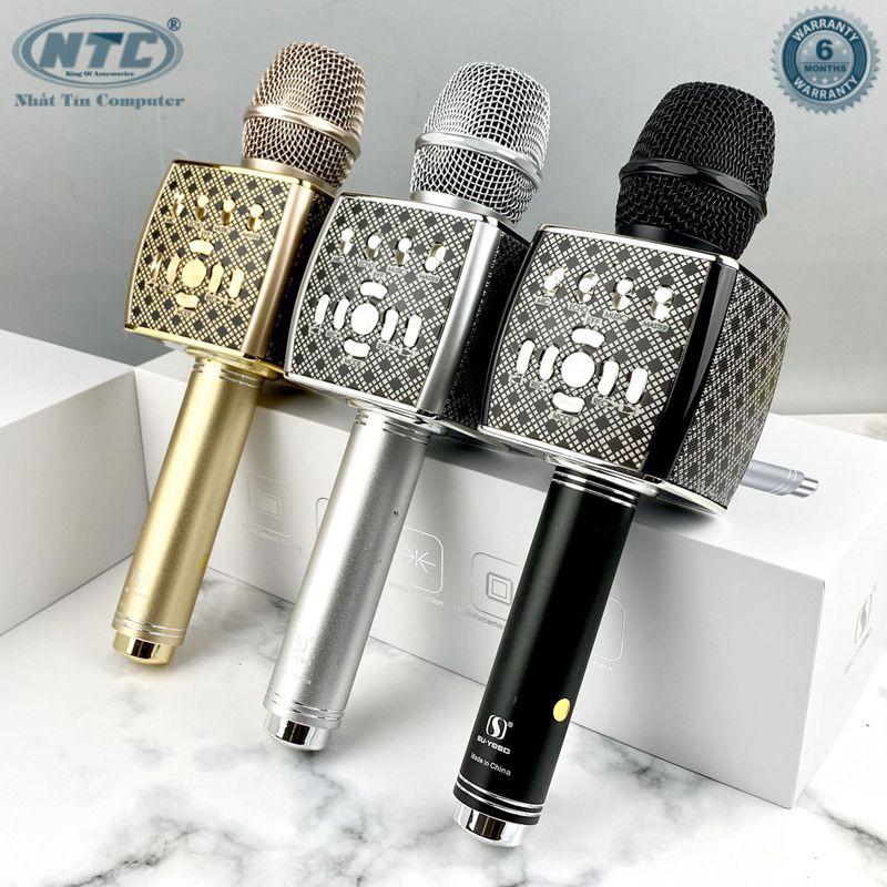 Micro karaoke không dây bluetooth YS-95 hỗ trợ ghi âm loa bass, hát thỏa thích-cực vang siêu phẩm